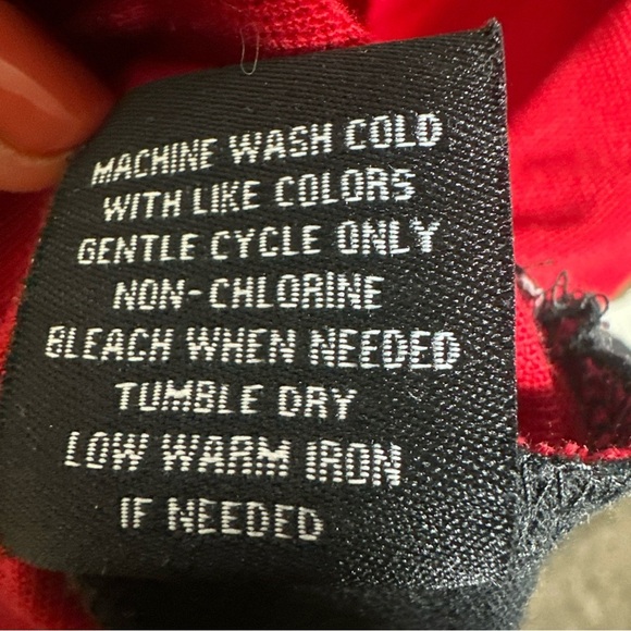 Black Pike Men’s Red Button Jersey XL Shirt Goal Digger Cotton Stars Stripes USA - Picture 14 of 14